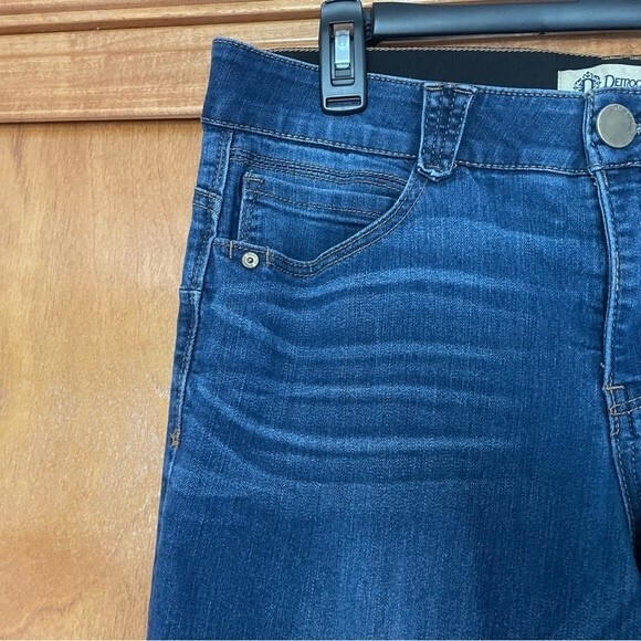 Democracy "Ab"solution Blue Denim Jegging Booty Lift Jeans Size 14 Stretch - Picture 3 of 9
